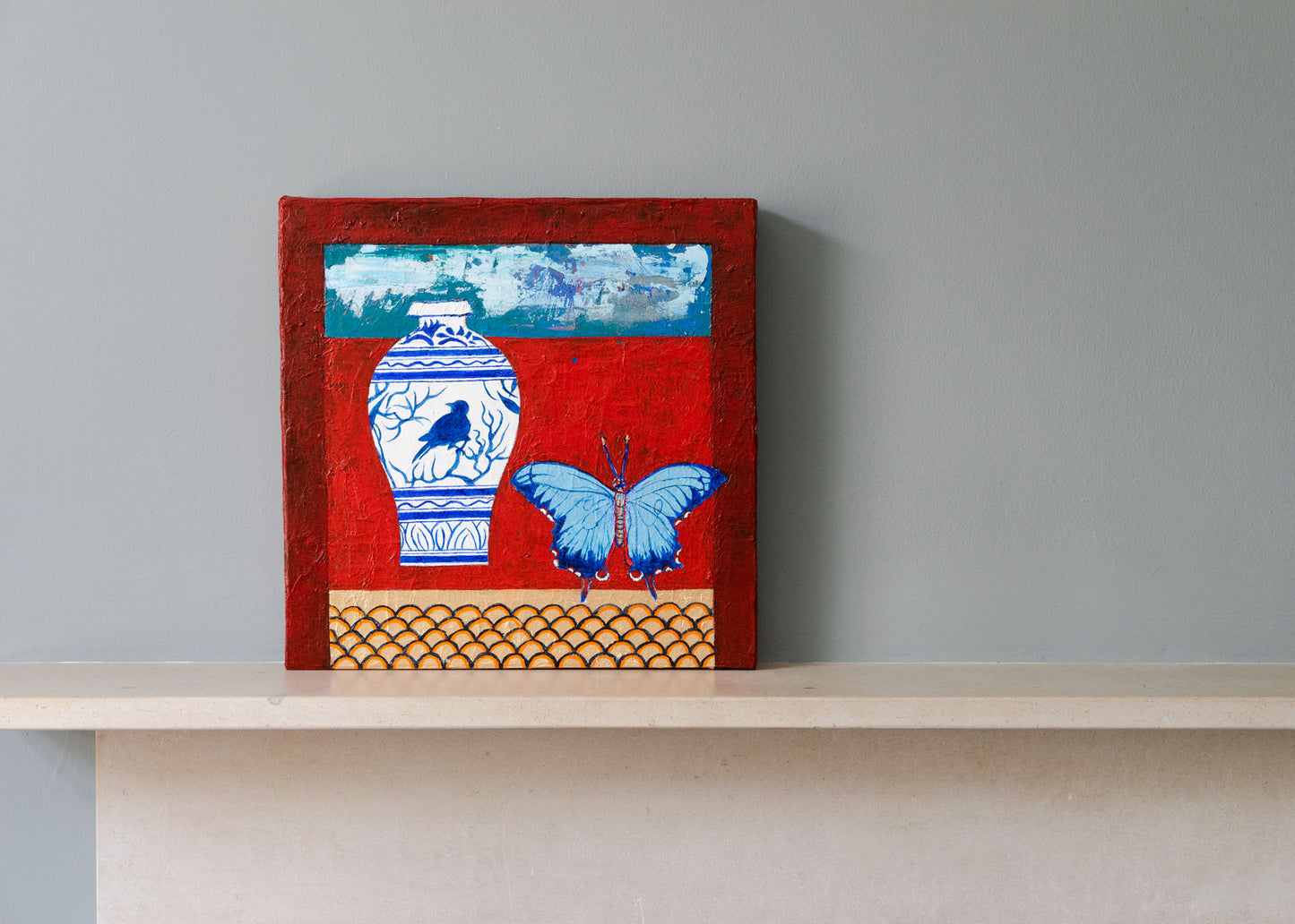 Blue Butterfly, Original Artwork
