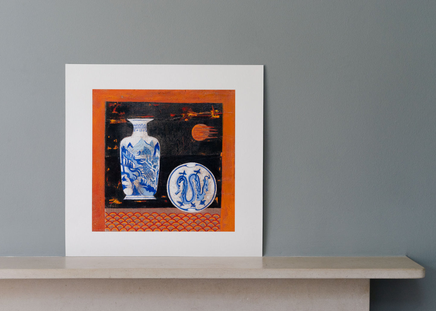 Chinese Landscape and Dragon, Limited Edition Giclée Prints