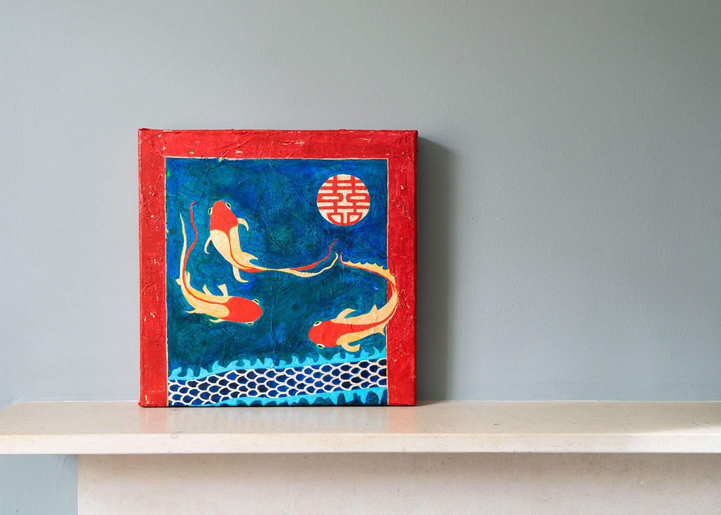 Three Goldfish, Original Artwork