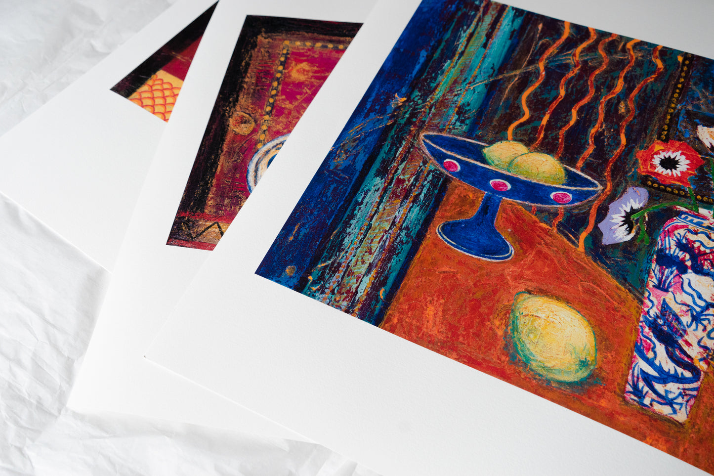 Anemones and Lemons, Limited Edition Giclée Prints