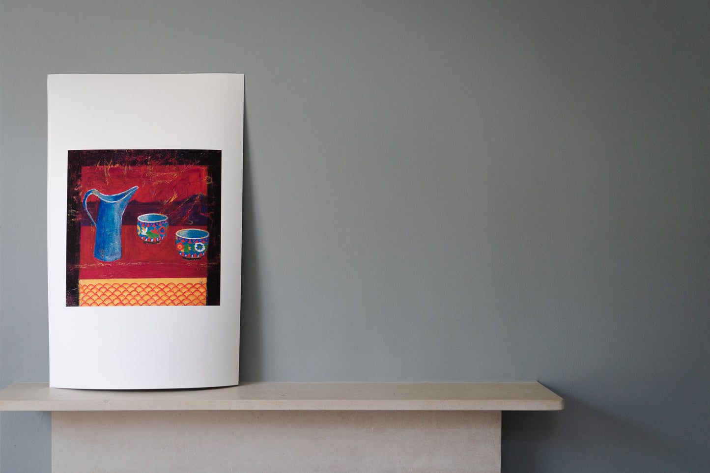 Jug and Cloisonné Pots, Limited Edition Giclée Prints