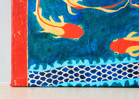 Three Goldfish, Original Artwork