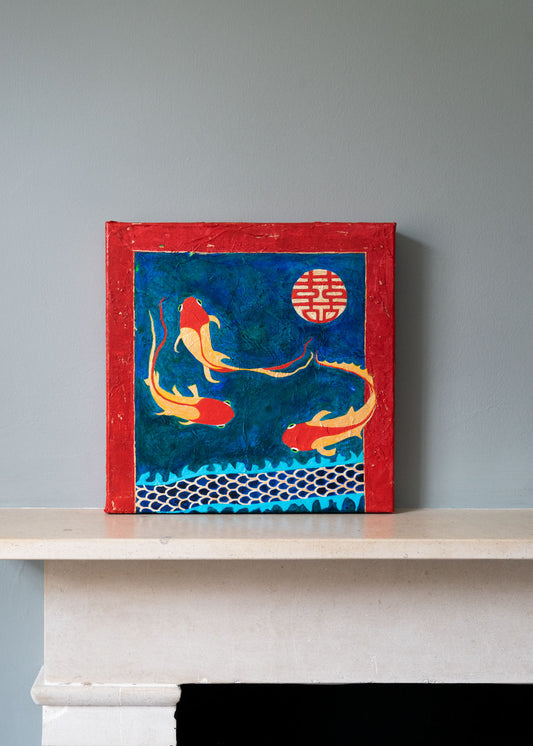 Three Goldfish, Original Artwork